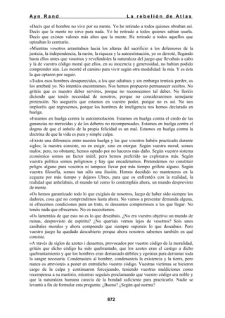 La rebelion de atlas