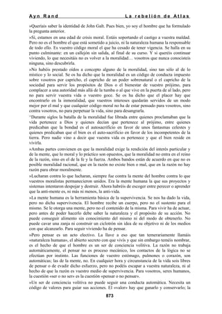 La rebelion de atlas