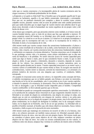 La rebelion de atlas