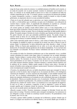 La rebelion de atlas