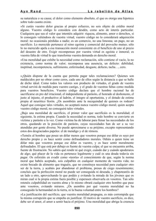 La rebelion de atlas