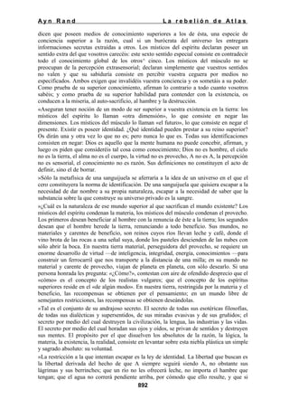 La rebelion de atlas