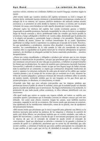 La rebelion de atlas