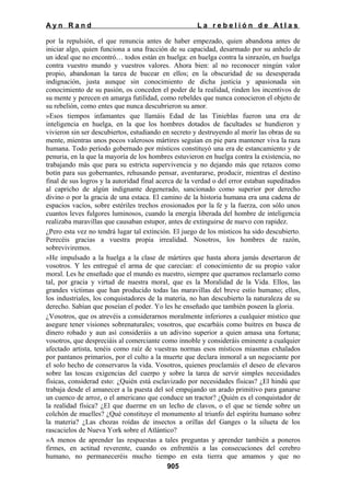 La rebelion de atlas