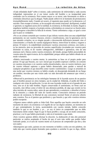 La rebelion de atlas