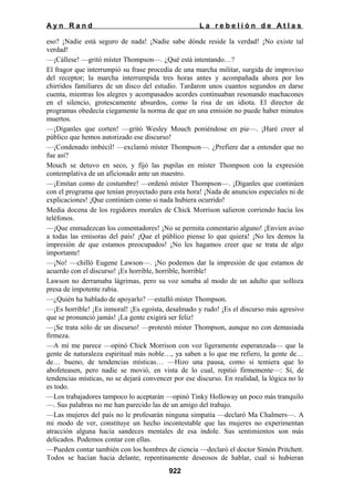 La rebelion de atlas