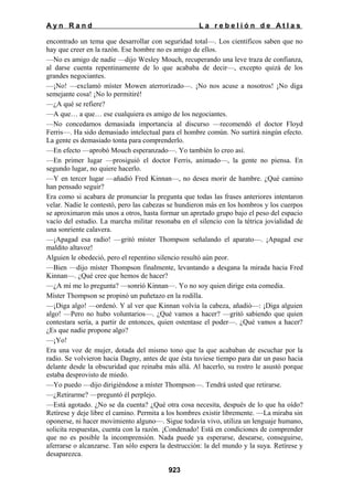 La rebelion de atlas