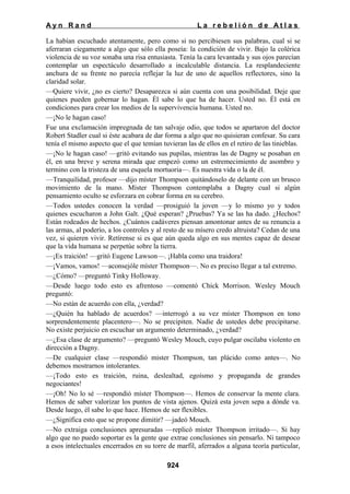 La rebelion de atlas