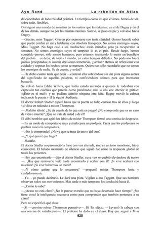 La rebelion de atlas