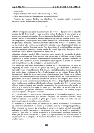 La rebelion de atlas