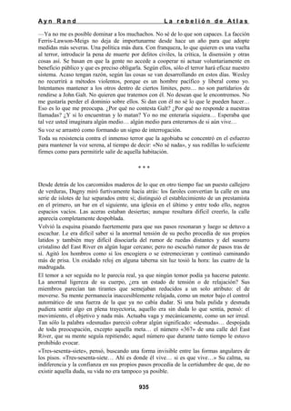 La rebelion de atlas