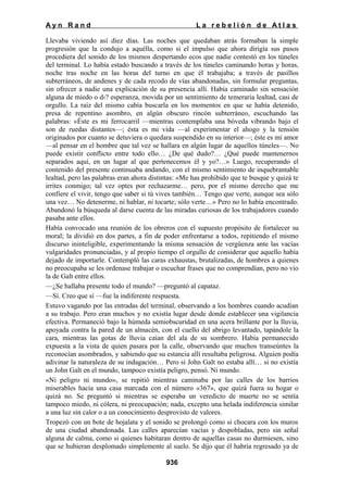 La rebelion de atlas