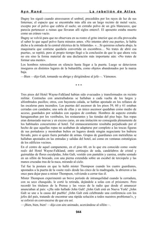 La rebelion de atlas