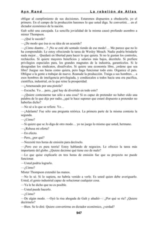 La rebelion de atlas