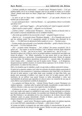 La rebelion de atlas