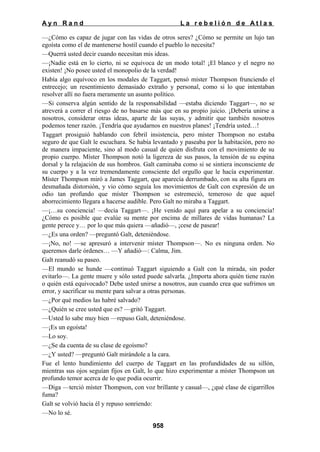 La rebelion de atlas