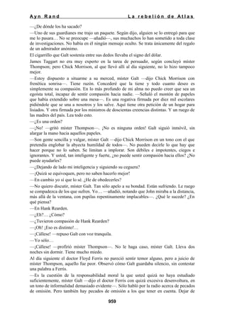 La rebelion de atlas