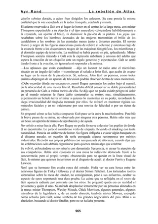 La rebelion de atlas