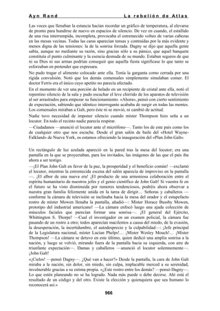 La rebelion de atlas