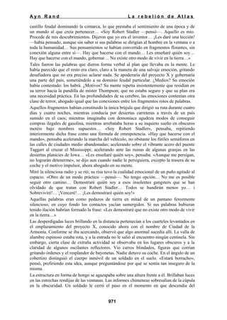 La rebelion de atlas