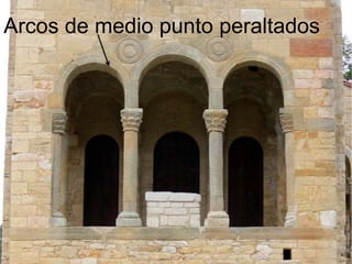 Arcos de medio punto peraltados
 