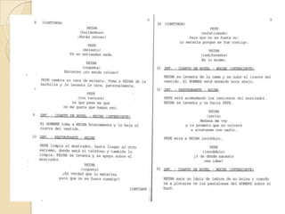 La redacción del guion dramático