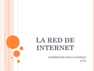 LA RED DE INTERNET RODRIGUEZ AVILA NATHALI 1CV5 