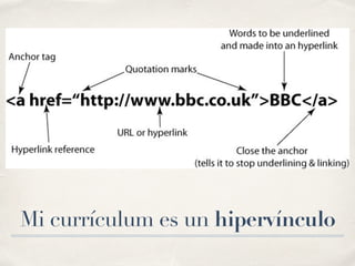 Mi currículum es un hipervínculo
 