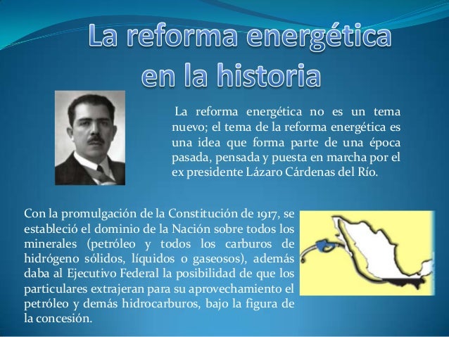 De Que Se Trata La Reforma Energetica