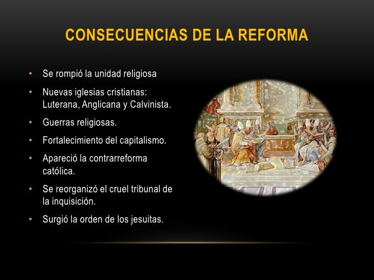 La reforma y la contrarreforma