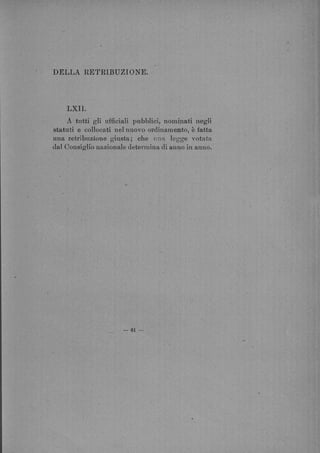 La Reggenza Italiana del Carnaro. Disegno di un nuovo ordinamento dello Stato libero di Fiume (1920)