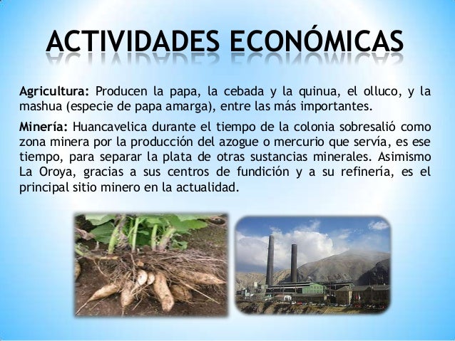 Image result for imagenes de actividad economica de la region ayacucho