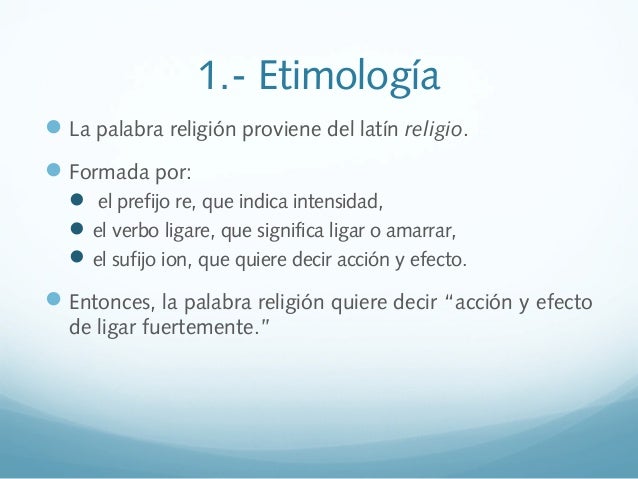 La religión