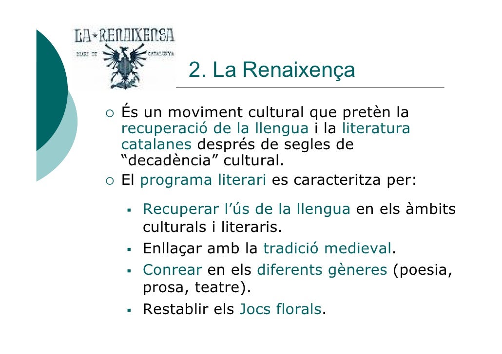 La RenaixençA Powerpoint
