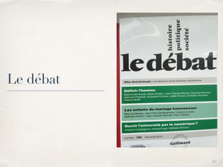 01 
Le débat 
 
