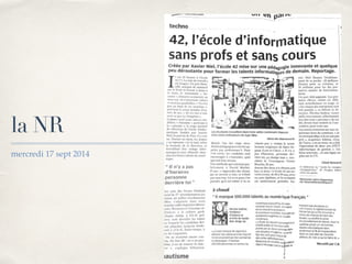 01 
la NR 
mercredi 17 sept 2014 
