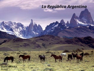 La República Argentina  Diane Brooks FL490 