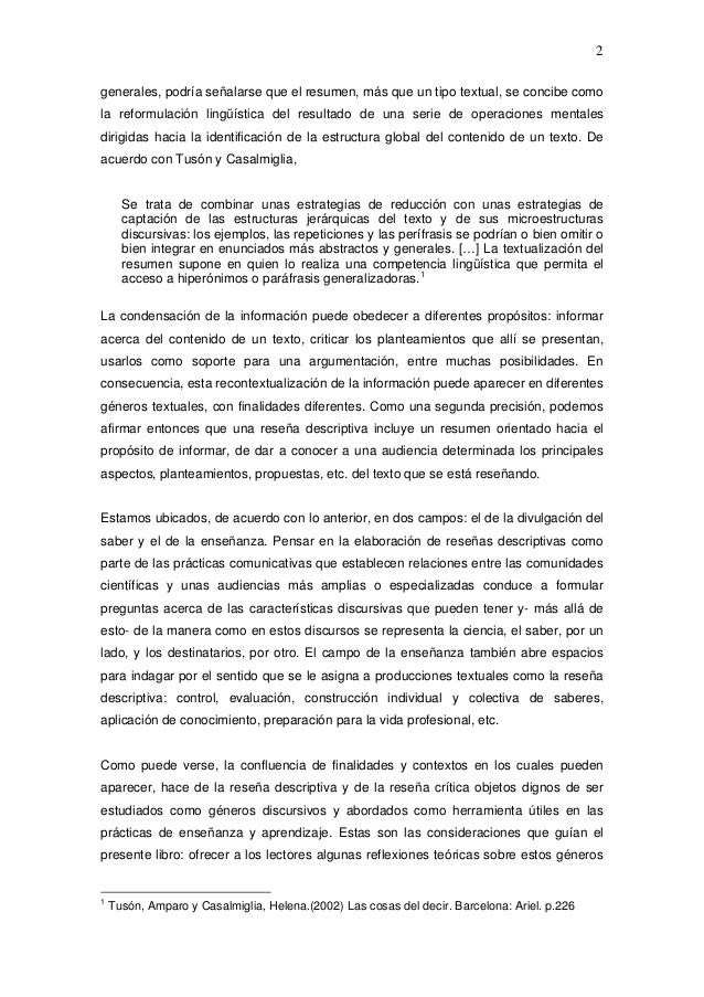 Ejemplo de resena de un articulo cientifico coleccion de ejemplo images