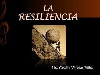 LA

RESILIENCIA

Lic. Cecilia Villegas Félix.

 