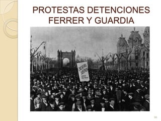 PROTESTAS DETENCIONES FERRER Y GUARDIA86