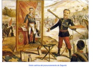 Visión satírica del pronunciamiento de Sagunto 