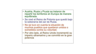 La restauración de europa