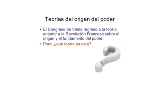 La restauración de europa