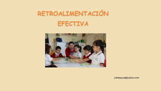 La Retroalimentacion en la Practica Pedagogica  ccesa007