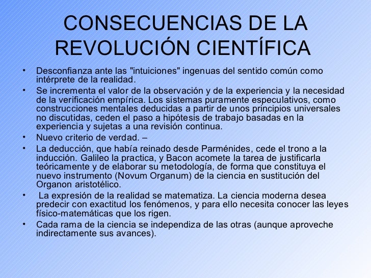 La revolución cientifica de la edad moderna
