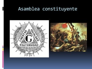 Asamblea constituyente
 