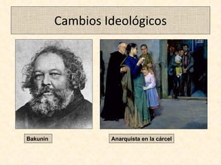 Cambios Ideológicos Bakunin  Anarquista en la cárcel 