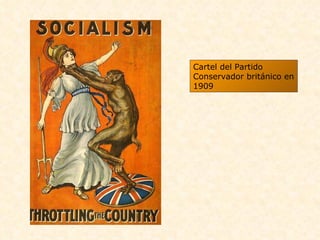 Cartel del Partido Conservador británico en 1909 