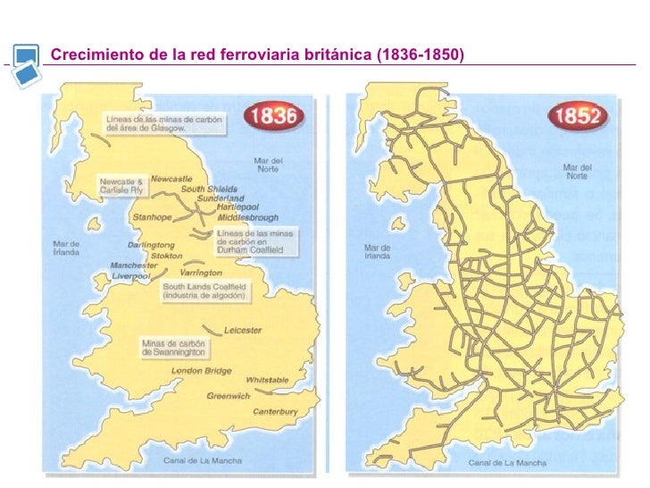 Resultado de imagen de ferrocarriles inglaterra siglo xix