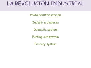 Putting Out System Definition La revolución industrial 1º bach | PPTX